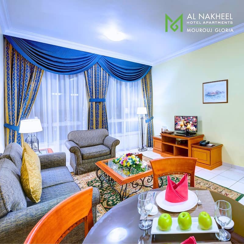 شقة فندقية في شارع المرور،المرور 1 غرفة 90000 درهم - 6817066