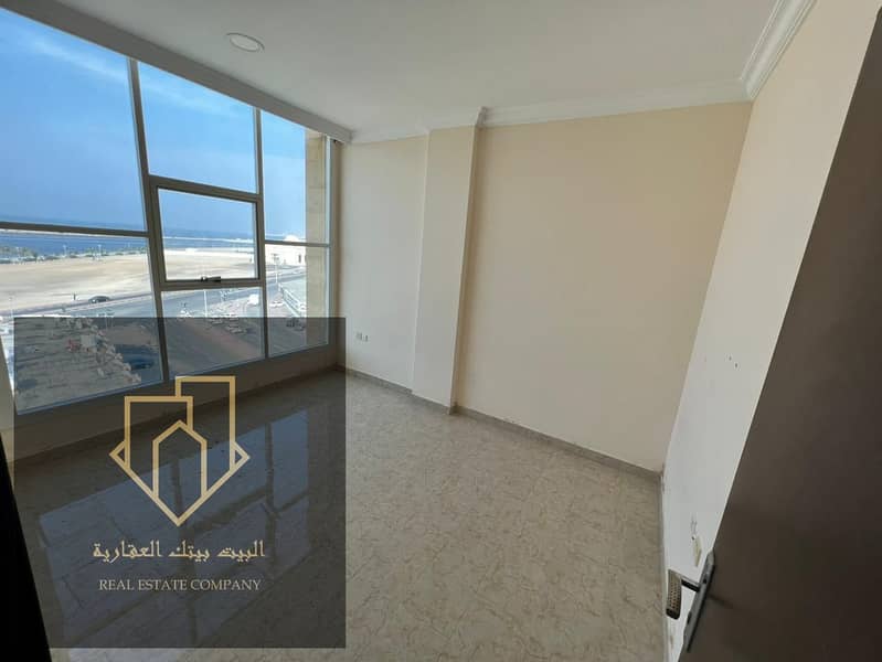 For rent in Ajman, in the Liwara area, directly on the Ajman walkway, a room and a hall, full view on the sea, regular maintenance throughout the rent For rent in Ajman, in the Liwara area, directly on the Ajman walkway, a room and a hall, full view on the sea, regular maintenance throughout the rent