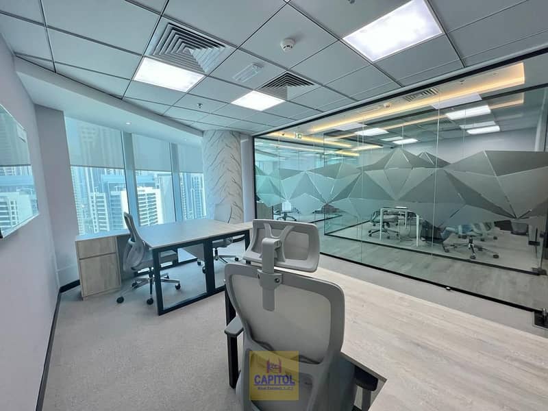 Fitted Office | High Floor |  Ejari | DED