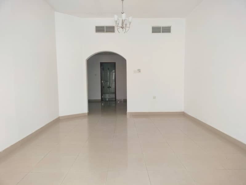 Luxury 1bhk with balcony and wardrobes / 1 month free + maintenance free, Al Mujarrah area 4 to 6 Cheques payment