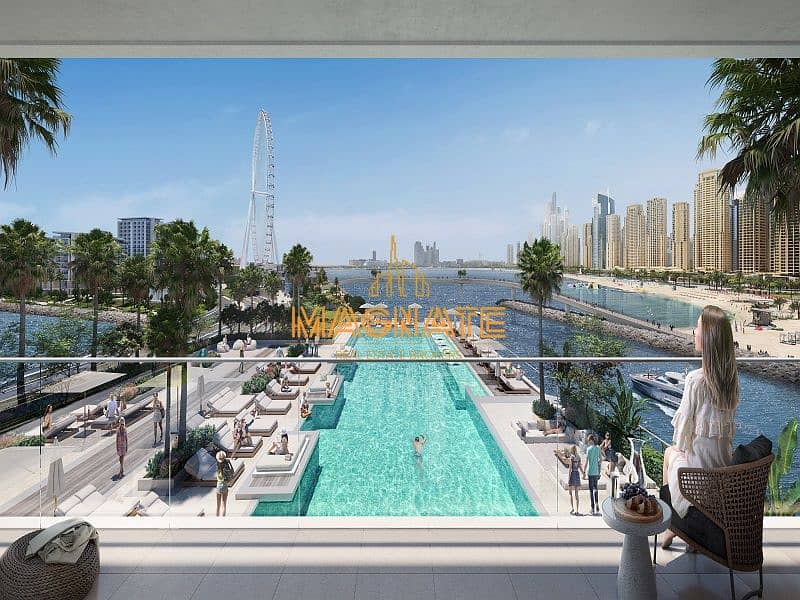 位于蓝水湾岛，蓝水湾 2 卧室的公寓 4300000 AED - 6787556