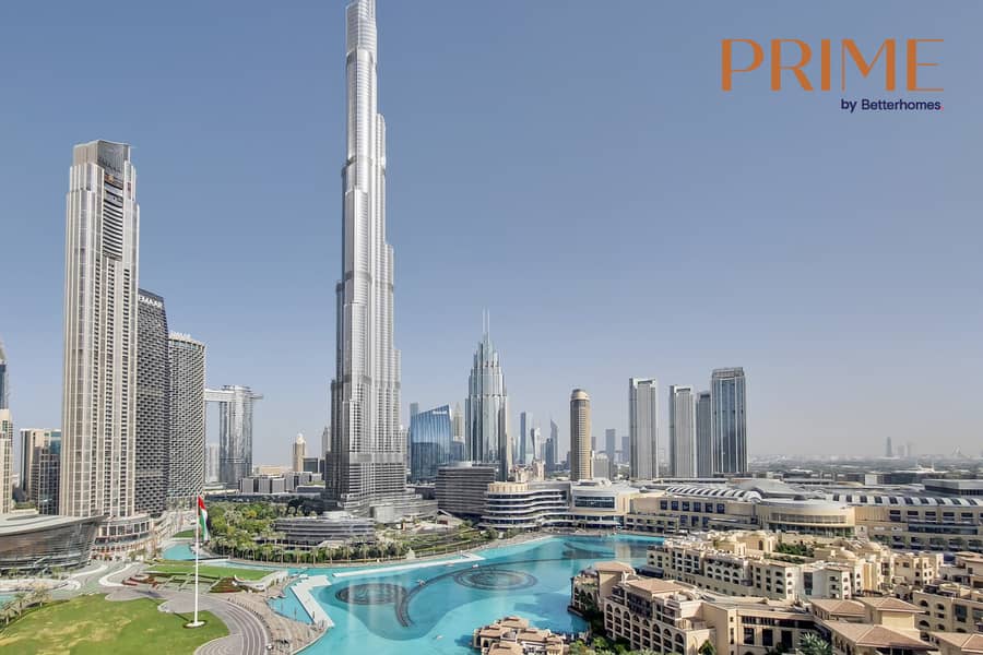 Full Burj Khalifa & Fountain View | Vacant