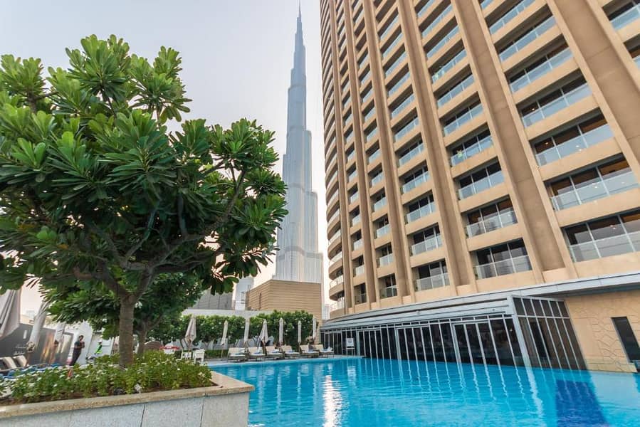 Furnished Studio Apt | High-end I Direct Access Dubai Mall