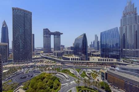 Studio for Sale in Downtown Dubai, Dubai - Rented |  Prestigious|  Unique | High Floor