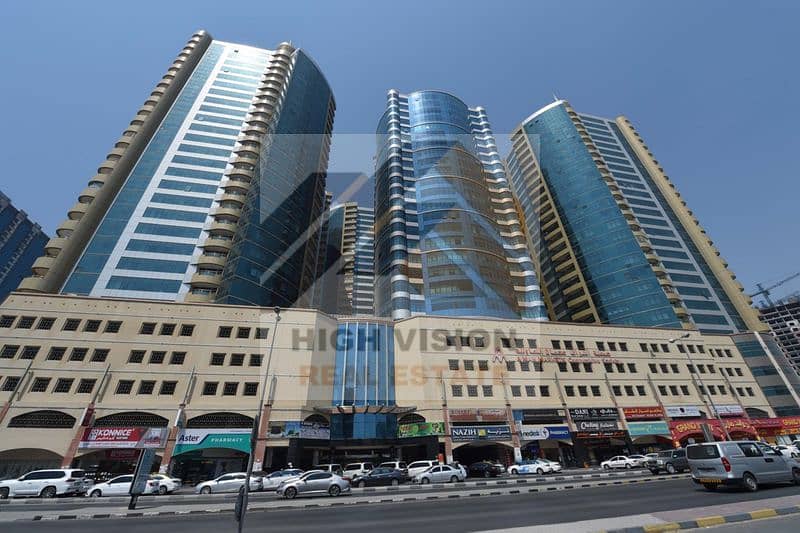 1BHK available for sale in 255k in horizon tower AJMAN.