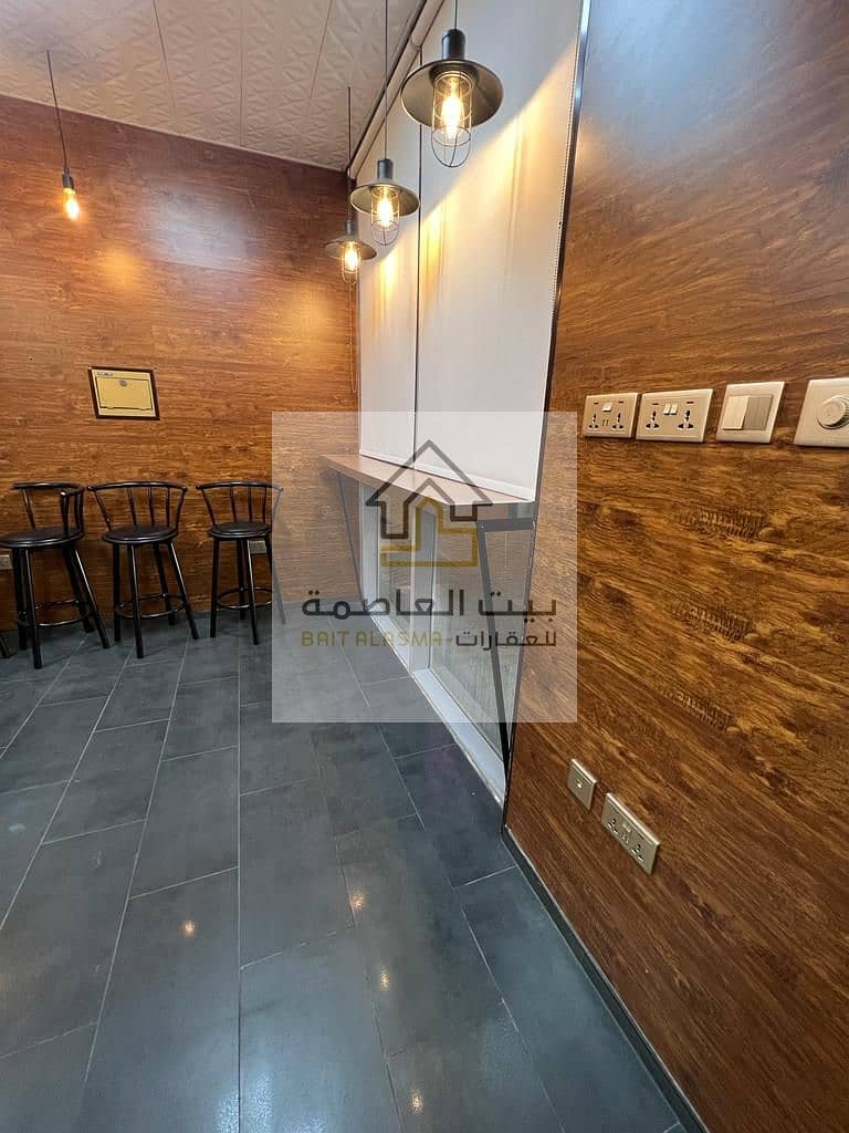 AMAZING AND FURNISHED  COFFEE SHOP FOR SALE WITH GOOD AREA AND POPULATION PLACE  LOCATED IN SHAABIYAA 12 MOHAMMED BIN ZAYED CITY  IN ABU DHABI