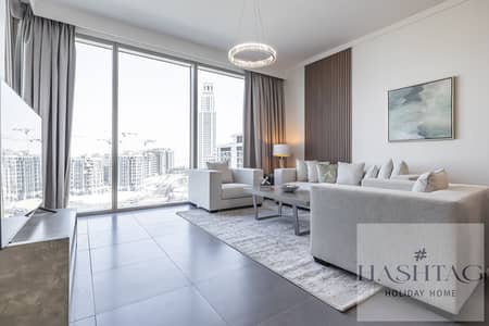 شقة 3 غرف نوم للايجار في مرسى خور دبي، دبي - شقة في برج كريك جيت 2،بوابة الخور،مرسى خور دبي 3 غرف 24000 درهم - 7934632