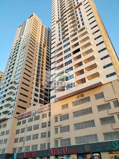 1 Bedroom Flat for Sale in Al Sawan, Ajman - AJMAN ONE TOWER 12  Spacious 1 Bedroom with Parking  2 Bathrooms an  Laundry Room  for Sale in 335k