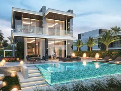 7 Bedroom Villa for Sale in DAMAC Lagoons, Dubai - Magnificent 7-BR With Basement | Lagoon View