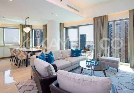 3 Bedroom Apartment for Rent in Dubai Creek Harbour, Dubai - Brand New | Serviced Apartment | Dubai Creek View