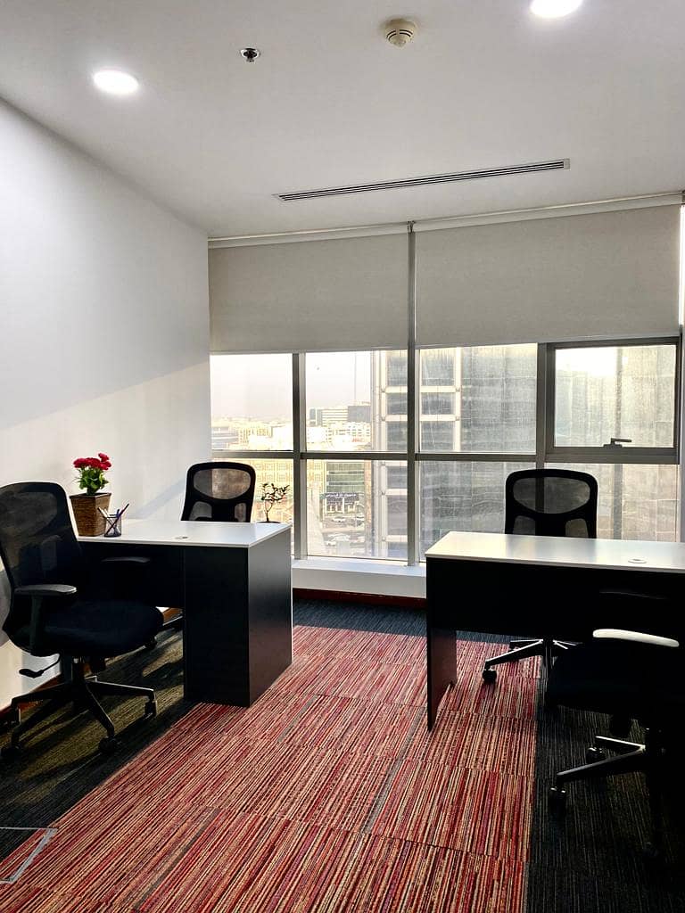City View | Commodious Private Office | Contemporary Interior | Prime Location