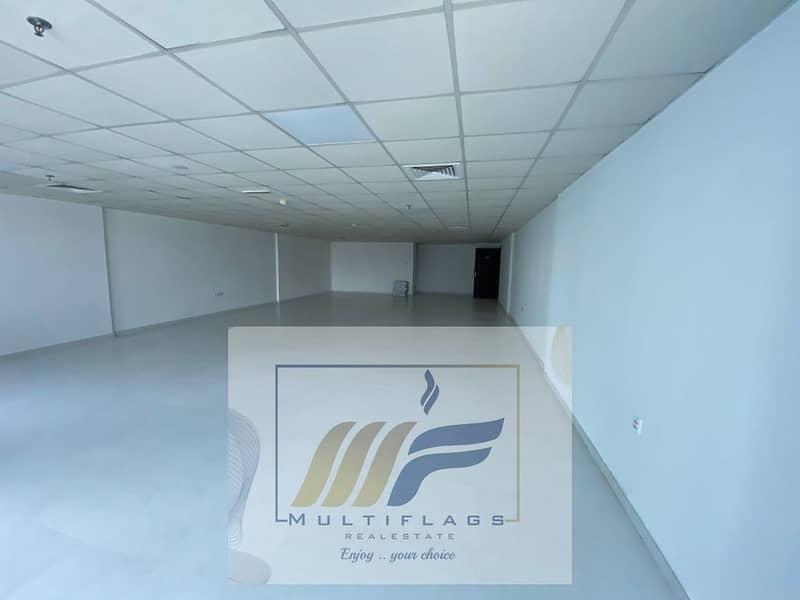 Only 23,000 and own an office in Ajman, installment of4,500, no bank, an area of ​1,600 feet, ready