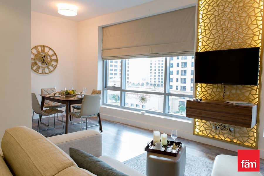 位于迪拜码头，公园岛公寓，萨尼贝尔大厦 1 卧室的公寓 120000 AED - 7893276
