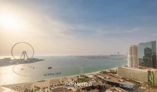 3 Bedroom Flat for Rent in Jumeirah Beach Residence (JBR), Dubai - Summer Offer | Lux 3 BR  plus Maids room  with Sea views in JBR
