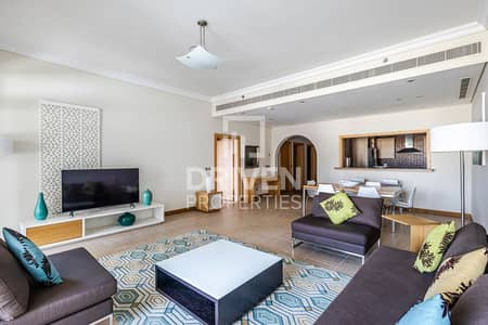 شقة 2 غرفة نوم للايجار في نخلة جميرا، دبي - شقة في الداس،شقق شور لاين،نخلة جميرا 2 غرف 255000 درهم - 7807432