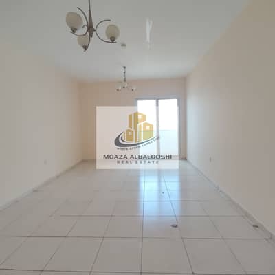 1 Bedroom Flat for Rent in Al Nahda (Sharjah), Sharjah - No commission 1 BHK apartment with long hall with long balcony close to Sahara centre only family building pool and gym free