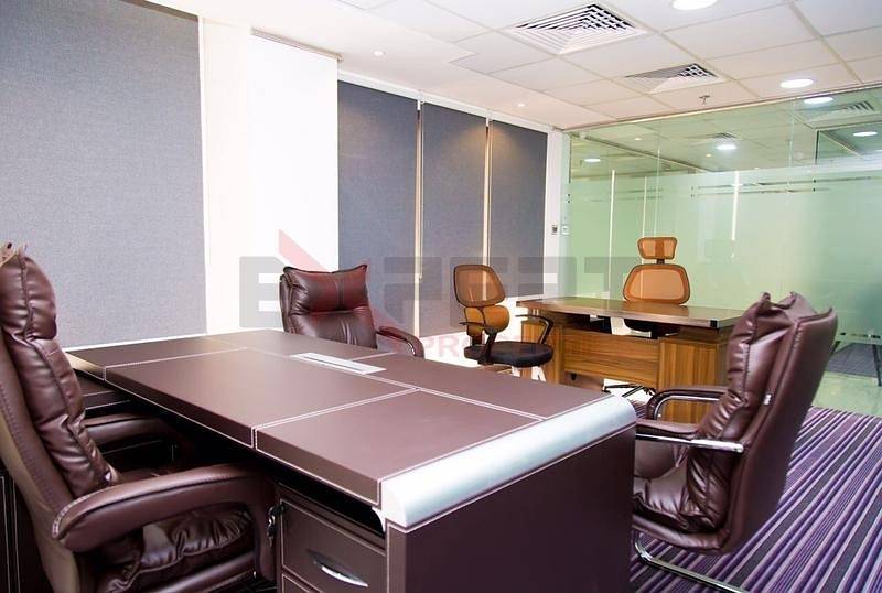 Free Dewa and Wifi !! Fully Furnished office in Al Gharoud