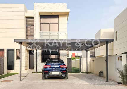 3 Bedroom Townhouse for Rent in DAMAC Hills, Dubai - Fully Furnished | Maid | Vacant | Community View