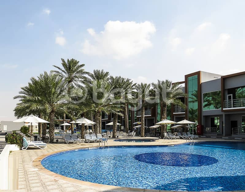 Fewa Deposit  Ejari Fees Free !! Villa 2BHK For Rent In Private Resort