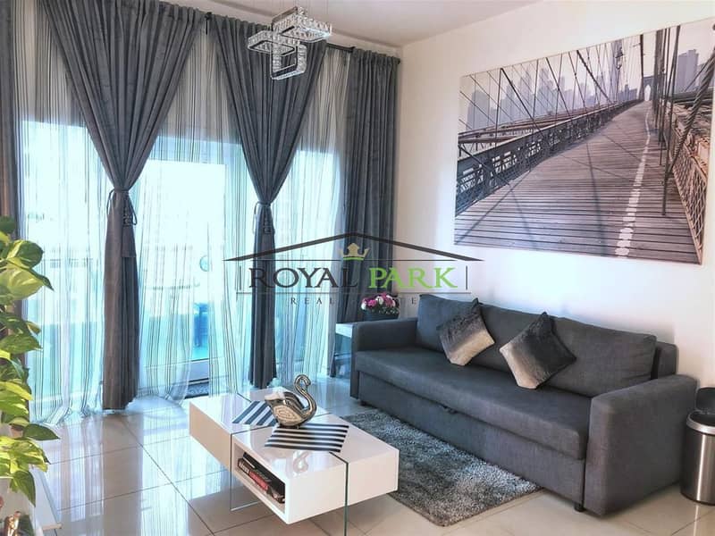 Fully furnished  1 B/R apartment with Balcony