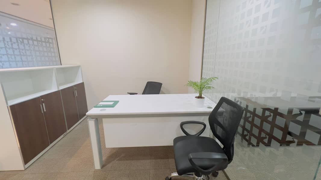 Premium Furnished Office || With All Amenities || Annual Contract || Prime Location