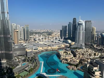 4 Bedroom Apartment for Rent in Downtown Dubai, Dubai - Full Burj Khalifa and Fountain View | High Floor
