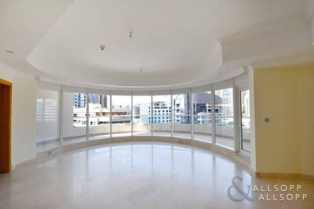 3 Bedroom Flat for Rent in Dubai Marina, Dubai - Unfurnished | Spacious | Well Maintained