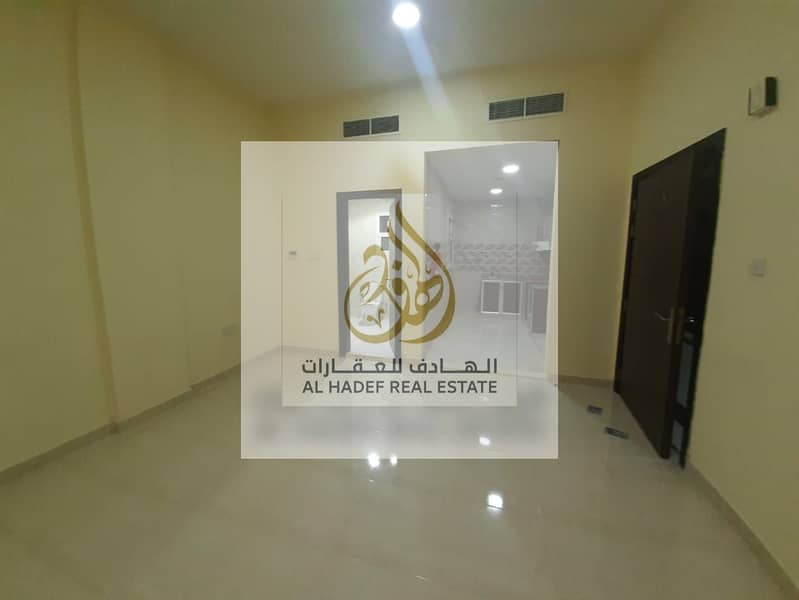 For rent in Ajman, a separate kitchen studio in Al-Rawdah, on Sheikh Ammar Street, close to the Abayas Roundabout