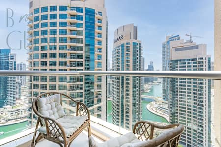 2 Bedroom Apartment for Rent in Dubai Marina, Dubai - 2 Bedroom with Fantastic View of Marina Waterfront