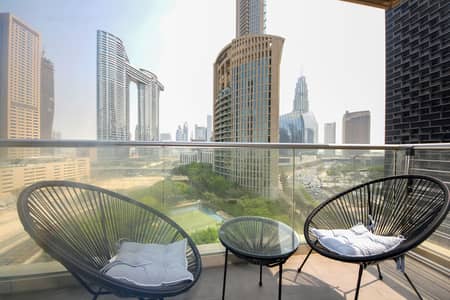 1 Bedroom Apartment for Rent in Downtown Dubai, Dubai - 1BHK with Premium Furnishing || Near to Burj Khalifa