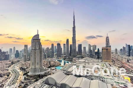 2 Bedroom Apartment for Rent in Downtown Dubai, Dubai - Vacant Now | Full Fountain and Burj Khalifa View