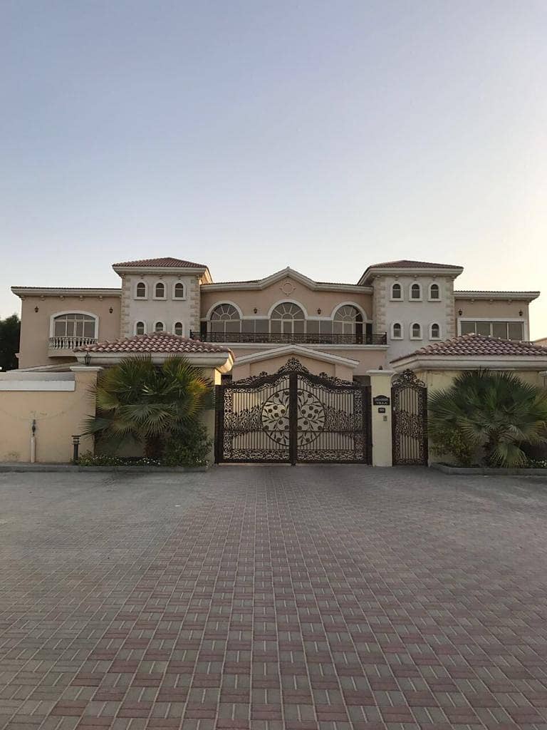 Luxurious Furnished  Villa // Central AC 9 Bedrooms // 3 Suite // Pool // Garden // Gym // Cinema // Huge Parking // On Main Proper Road In Al Yash