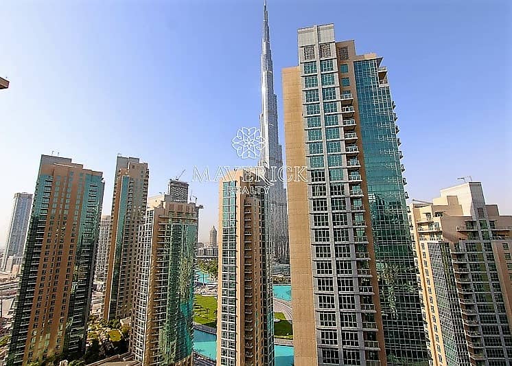 Spacious 2BR | Full Burj View | Tenanted