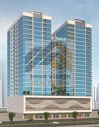1BHK FOR SALE IN BRAND NEW GULFA TOWERS AJMAN  IN DOWN PAYMENT 5%.