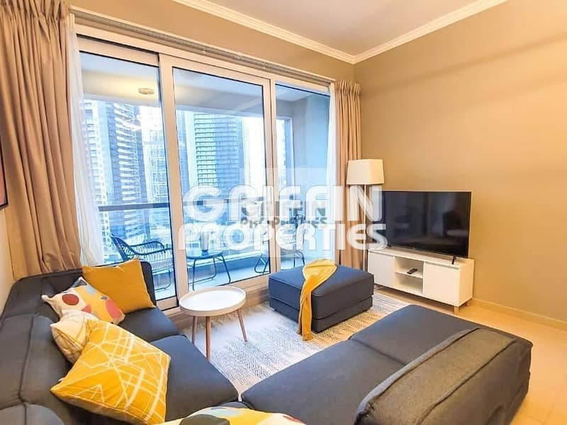 Furnished | With Balcony| Stunning View| Chiller Free