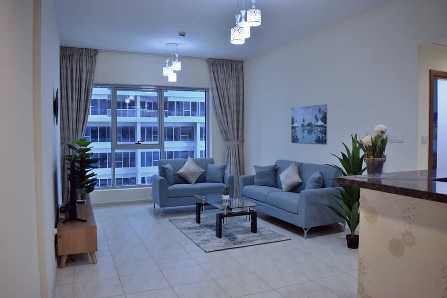 شقة في برج سكاي كورتس F،أبراج سكاي كورتس،مجمع دبي ريزيدنس 1 غرفة 6999 درهم - 7950882