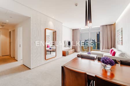 3 Bedroom Hotel Apartment for Rent in Dubai Marina, Dubai - High Floor|Marina View|Balcony|With Maid Room