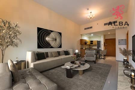 1 Bedroom Apartment for Rent in Jumeirah Village Triangle (JVT), Dubai - LIVING 1. jpg