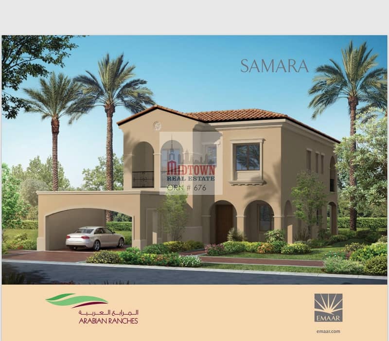 7 YEARS POST HANDOVER PLAN JUST PAY 5 % AND MOVE IN TO LUXURY VILLA BY EMAAR