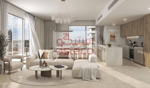 3 Bedroom Apartment for Sale in Yas Island, Abu Dhabi - P042 Gardenia_CGI04_Living room_2BR_Light. jpg