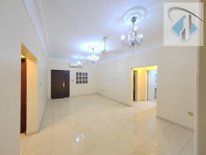 For rent a land floor villa at a price of three rooms, a council, a hall, a large kitchen and a maid room For rent a land floor villa at a price of three rooms, a council, a hall, a large kitchen and a maid room