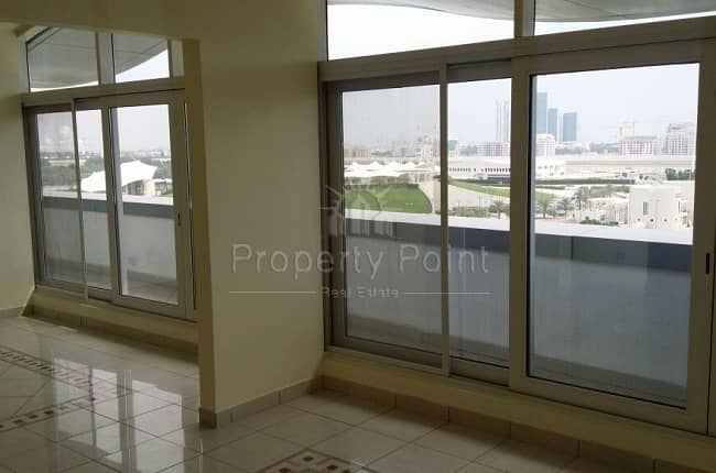 Spacious! 3 Bedrooms With Maids Room Apartment In Khalifa Park Area.