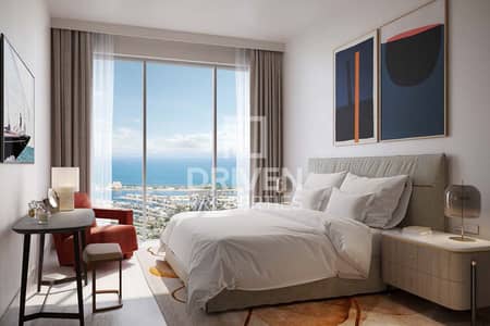 2 Bedroom Apartment for Sale in Dubai Harbour, Dubai - Private Beach Access | Burj Al Arab View