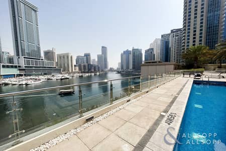 شقة 2 غرفة نوم للايجار في دبي مارينا، دبي - شقة في برج السحاب 2،السحاب،دبي مارينا 2 غرف 160000 درهم - 7971484