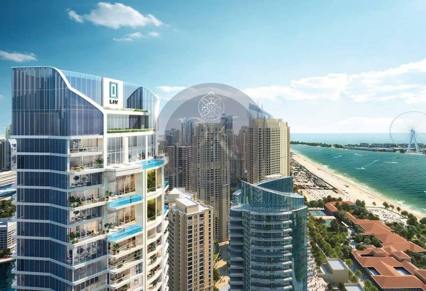 位于迪拜码头，奢华生活大厦 1 卧室的公寓 2800000 AED - 7973892