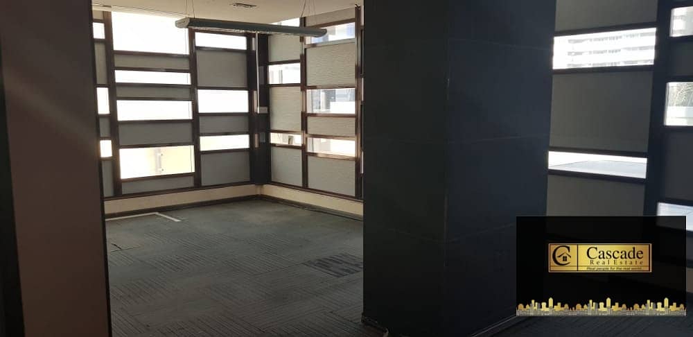 8 Deira : Maktoum Street - 2700sqft fitted office space with C a/c and parking  inwell maintain bldg  available for rent .