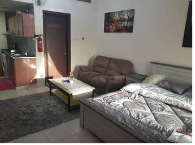 Studio for Rent in Liwara 1, Ajman - Furnished studio for monthly rent, including all bills + internet, in Ornit Towers, opposite the fish market