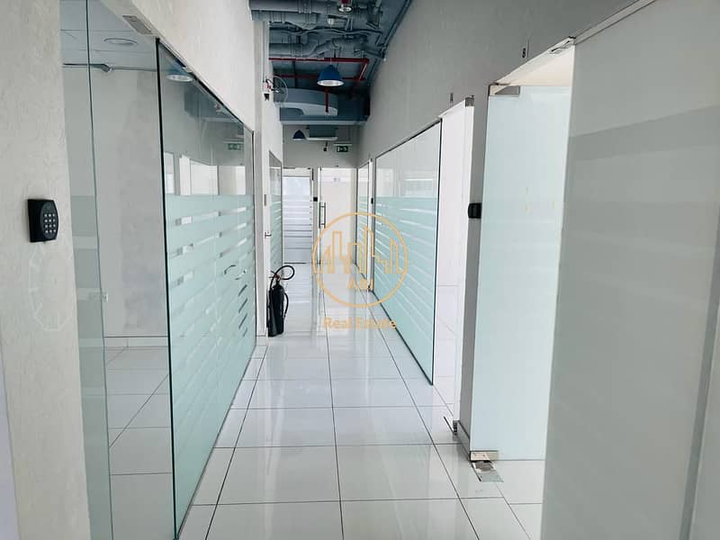 Floor Furnished Office| Glass Partitions|   Business Bay