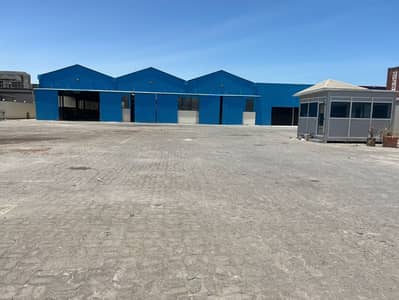 Warehouse for Rent in Mussafah, Abu Dhabi - Warehouse with Open Yard for Rent - 2,800 SQM Warehouse, 5,000 SQM Property