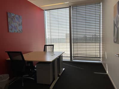 Office for Rent in Al Maryah Island, Abu Dhabi - Private Office - 2 Workstations. JPG